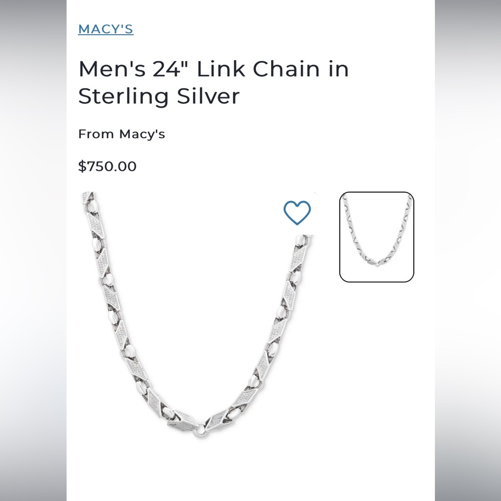 45 grams 
Solid Fine Italian Fat Link Sterling Silver Men's Chain Necklace - Picture 7 of 9
